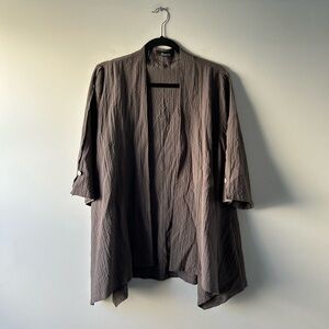 Moonlight Design grey open kimono style cardigan top